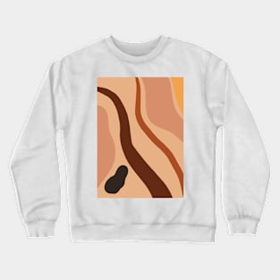 Abstract Earth Tones 4.5 Crewneck Sweatshirt